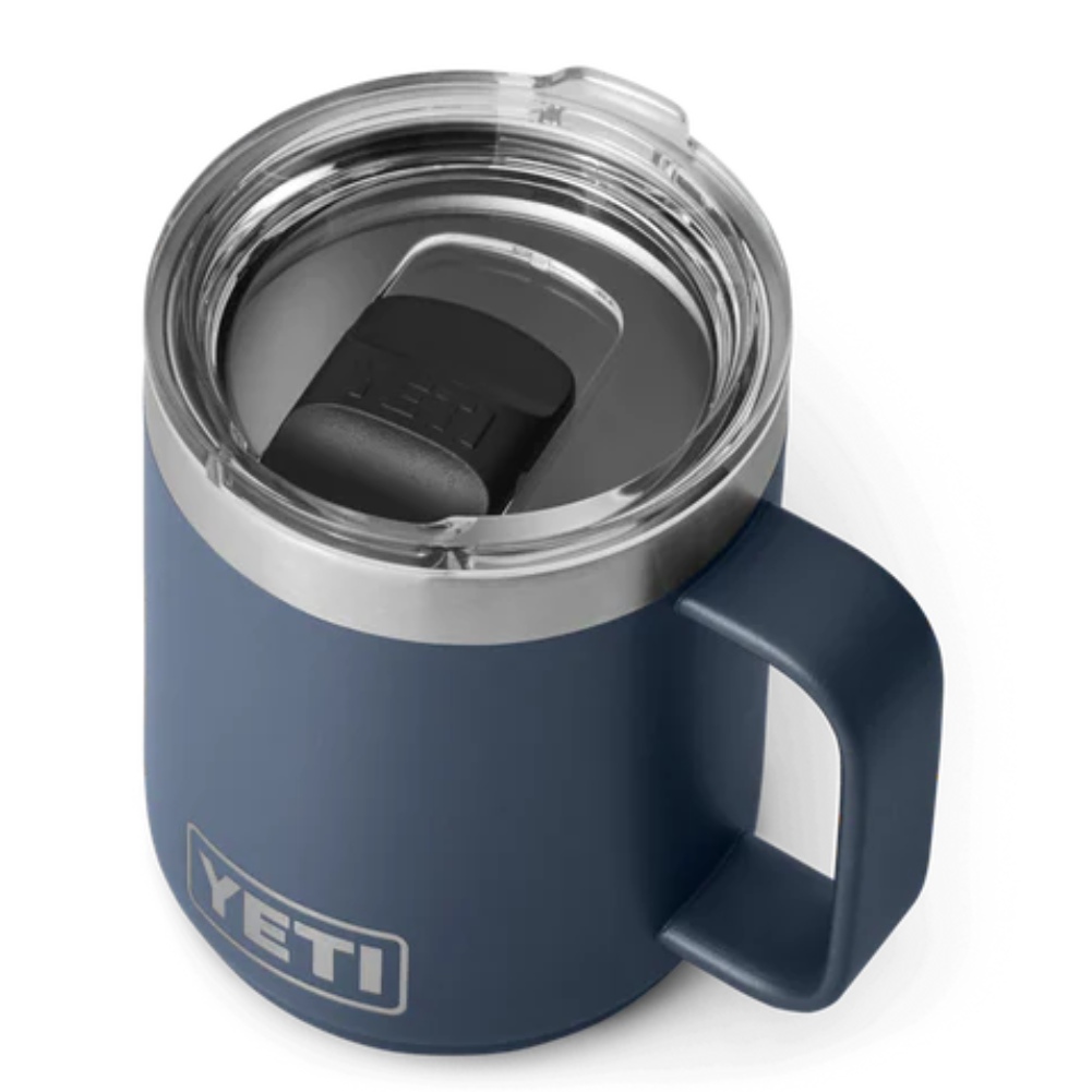 Yeti Rambler 10 OZ Mug (Navy) top angle