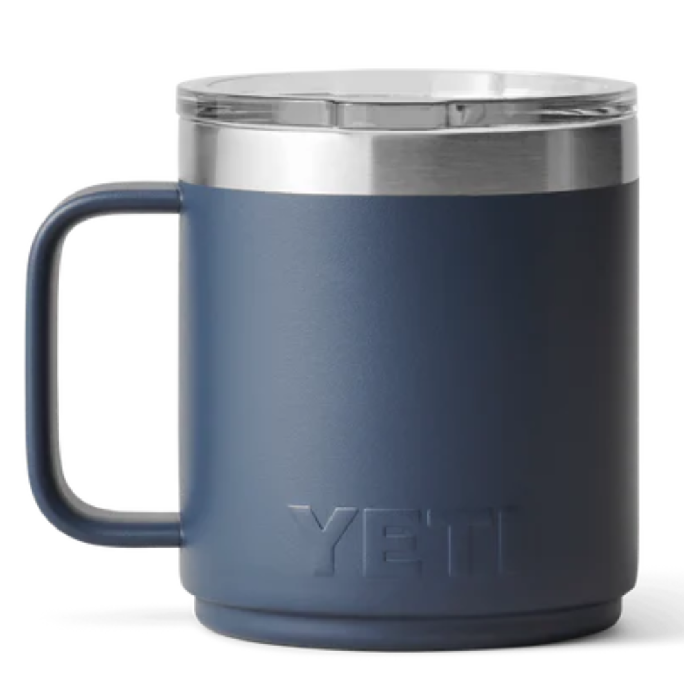 Yeti Rambler 10 OZ Mug (Navy) back