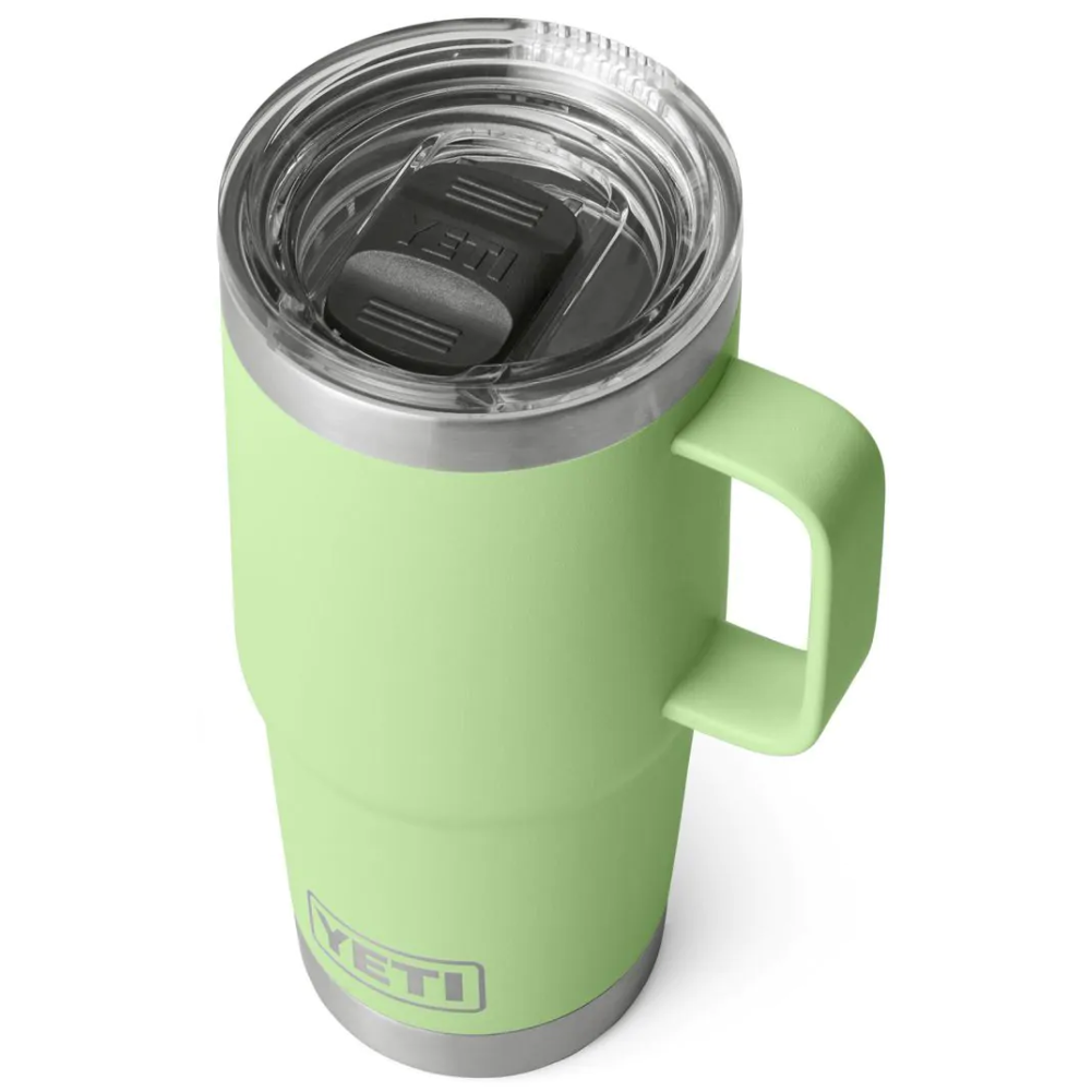 Yeti Rambler 20 OZ Travel Mug (Key Lime) top angle