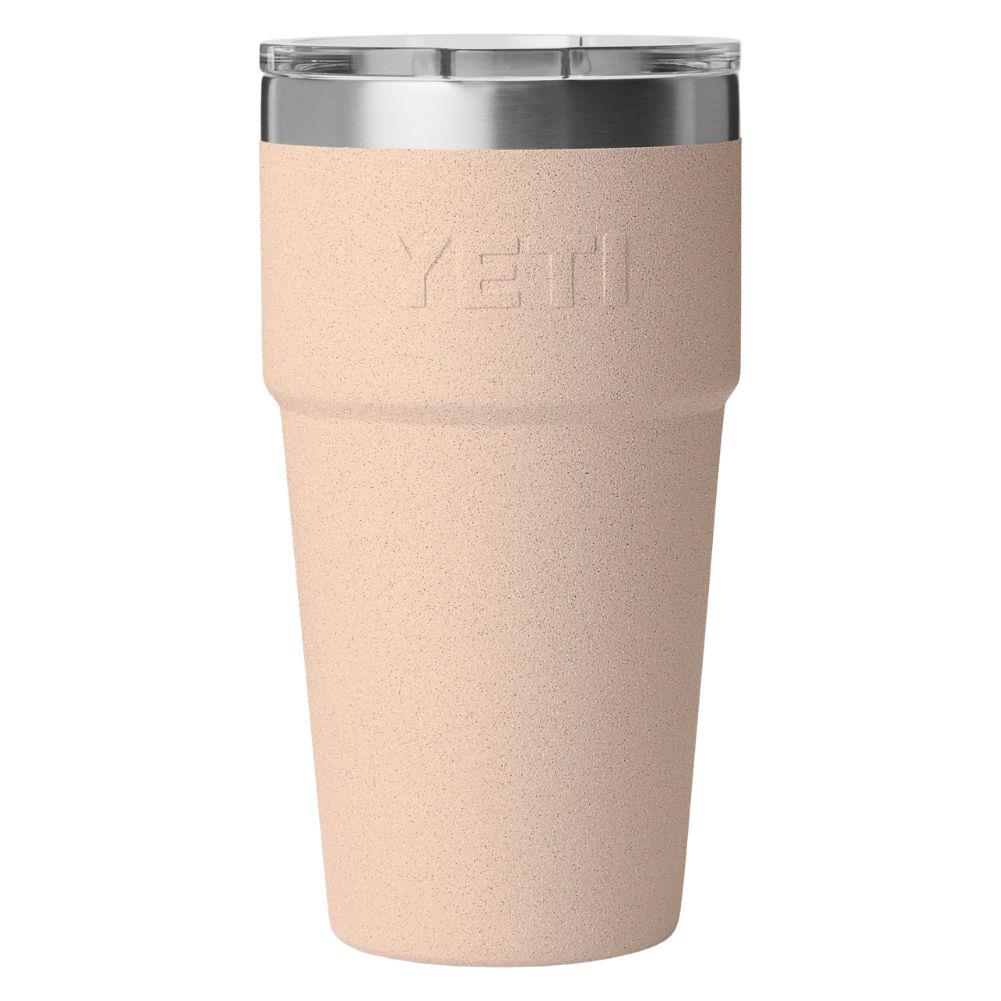 Yeti Rambler 20 oz (591 ml) Stackable Cup With MagSlider Lid (Tahini) - Front
