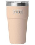 Yeti Rambler 20 oz (591 ml) Stackable Cup With MagSlider Lid (Tahini)