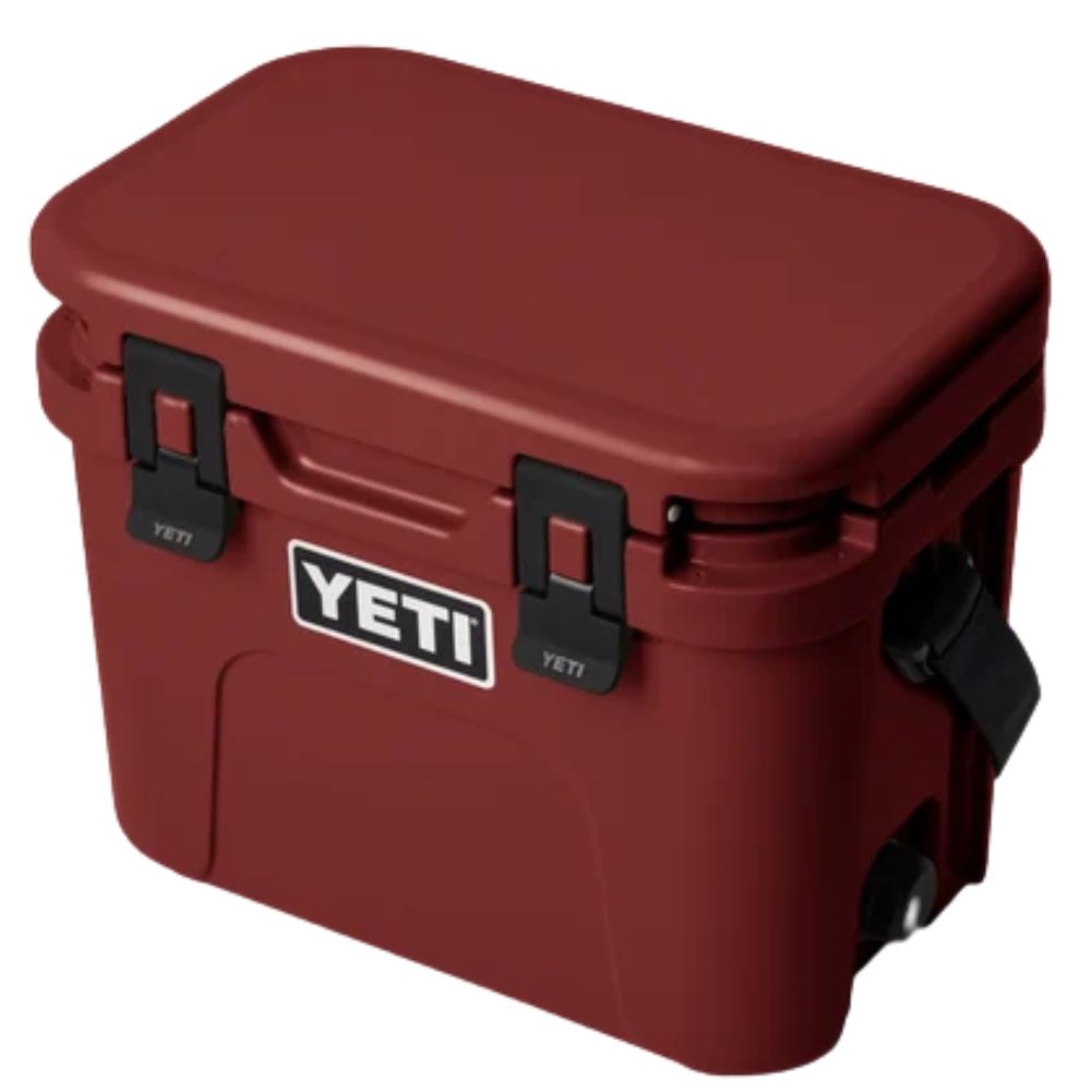 Yeti Roadie 15 Cool Box (Stag Red) Side Front