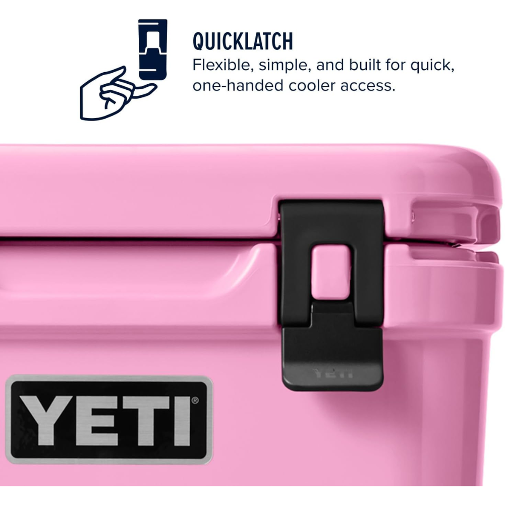 Yeti Roadie 24 Cool Box (Bimini Pink) latch