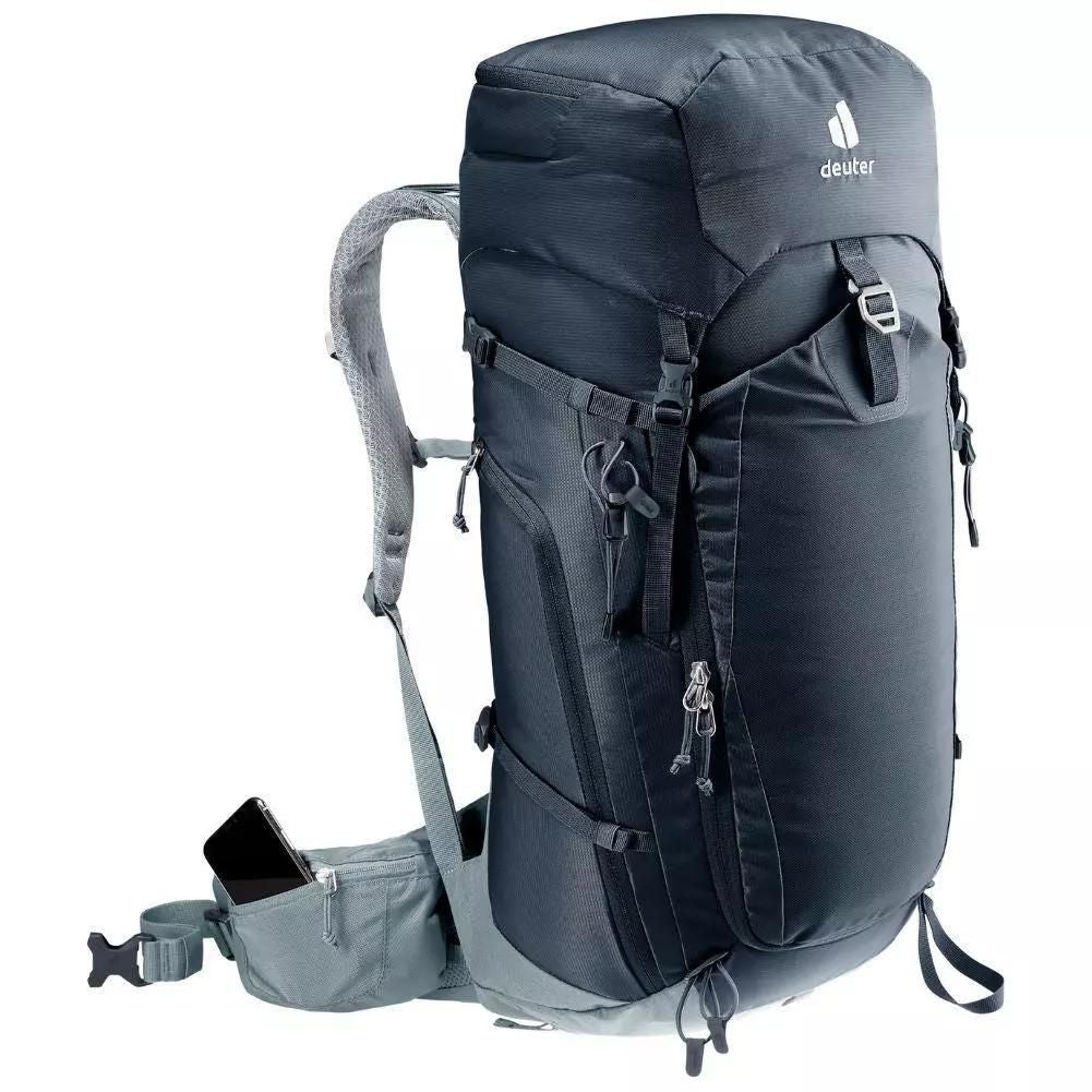 Deuter Trail Pro 36L Hiking Backpack (Black/Shale)