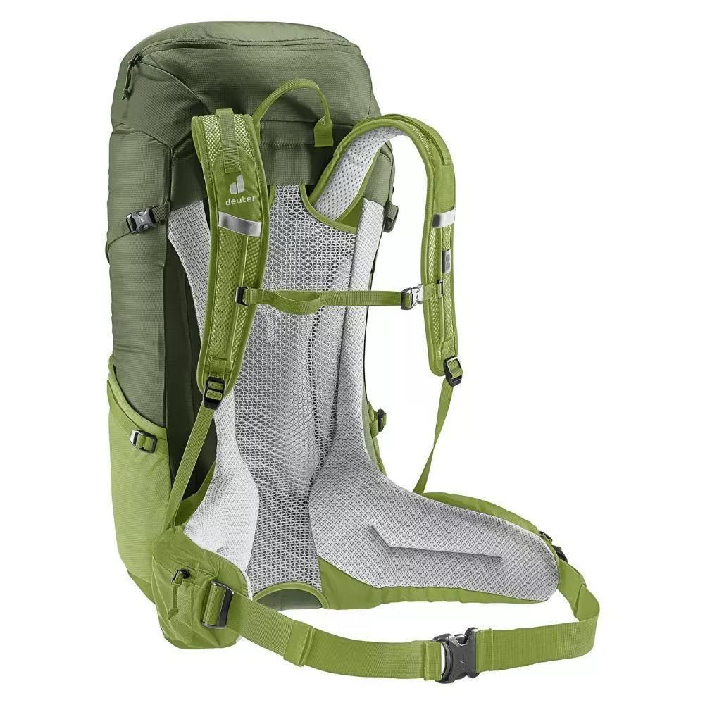 Deuter Futura 32L Hiking Backpack (Khaki-Meadow) back angle