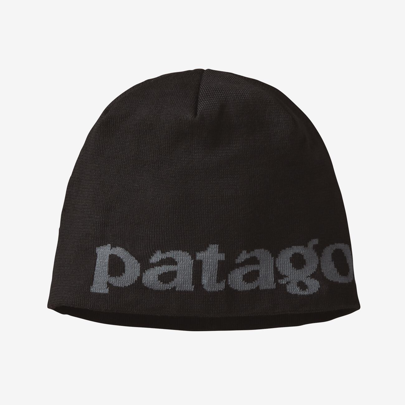 Patagonia Beanie Hat (Logo Belwe/Black)