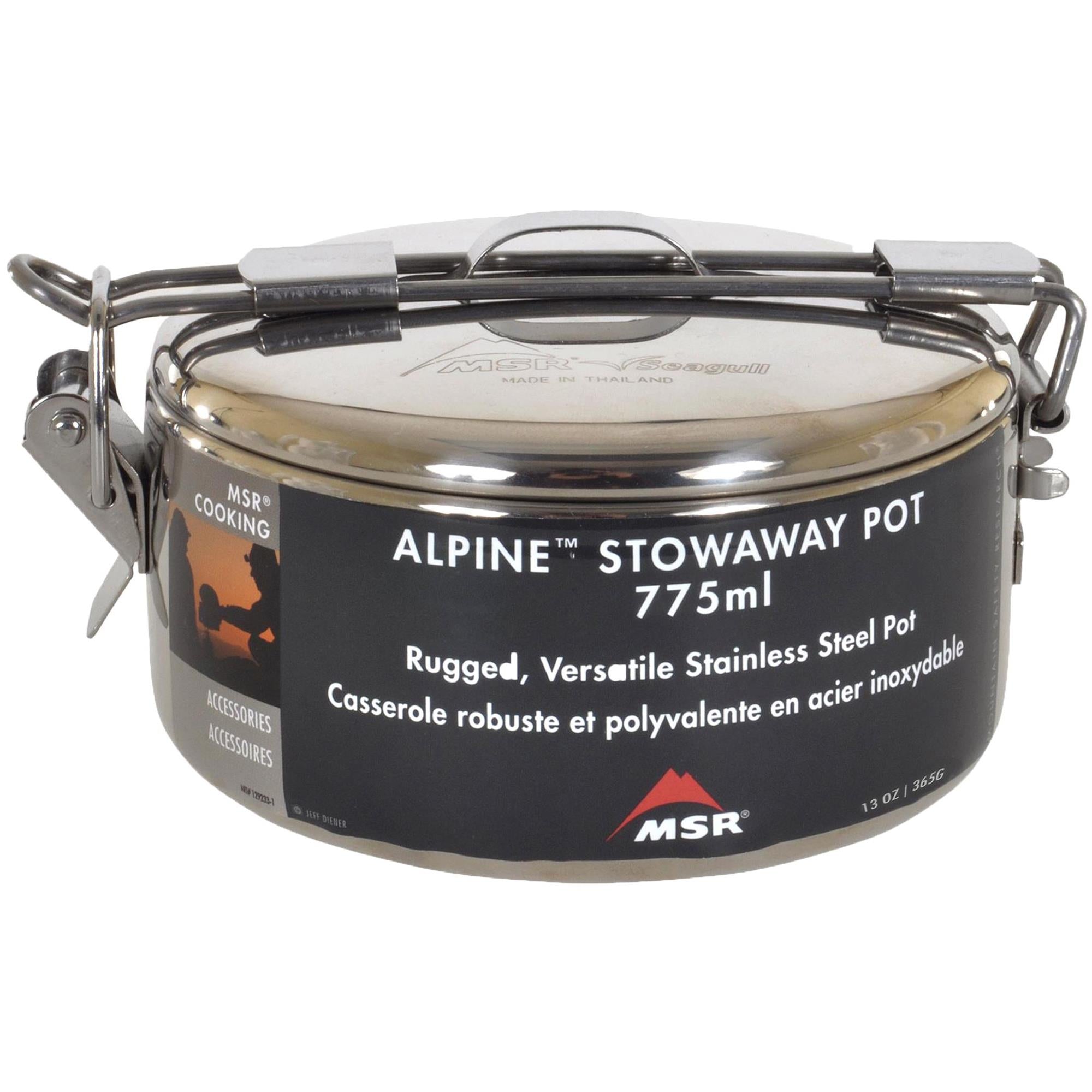 MSR - Popote inox MSR Alpine Stowaway 1,1 L - Concept Séjours MSR - Popote inox MSR Alpine Stowaway 1,1 L - Concept Séjours