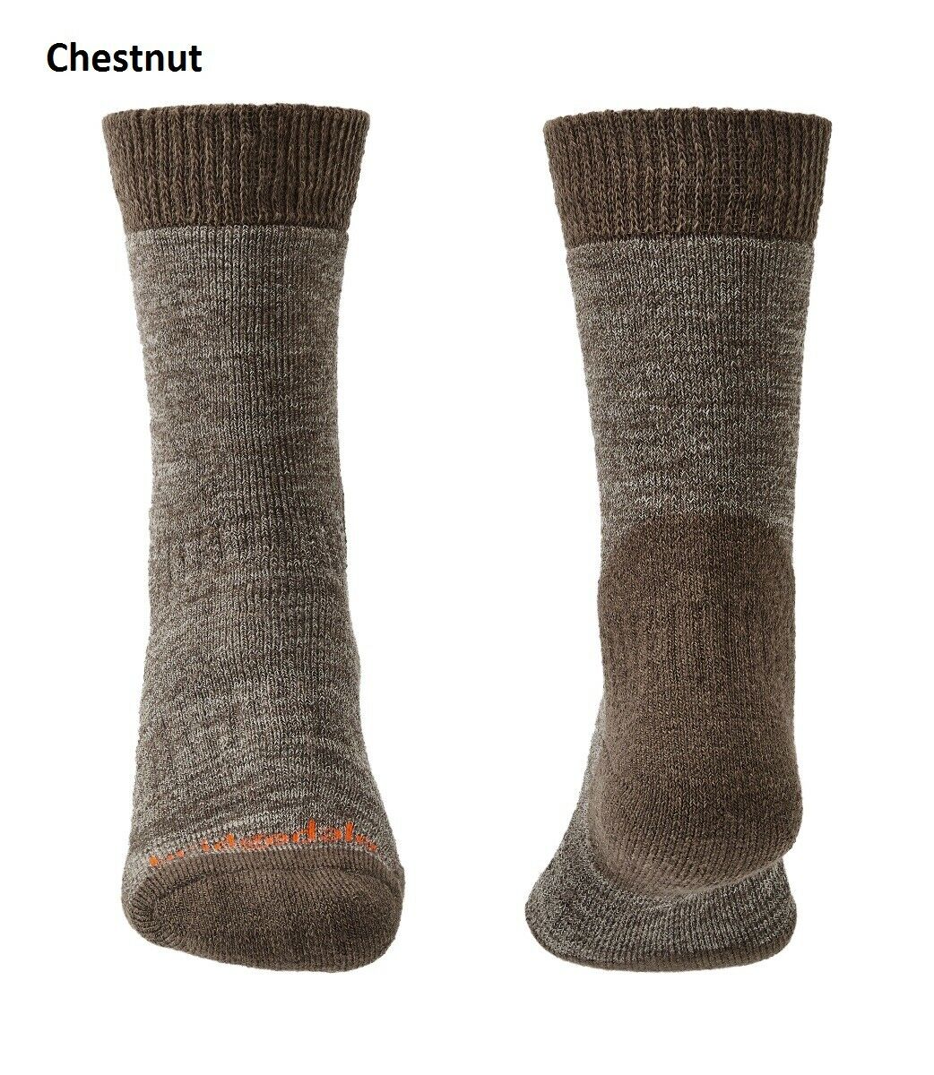 Bridgedale Men's Explorer Heavyweight Merino Comfort Socks - Chestnut