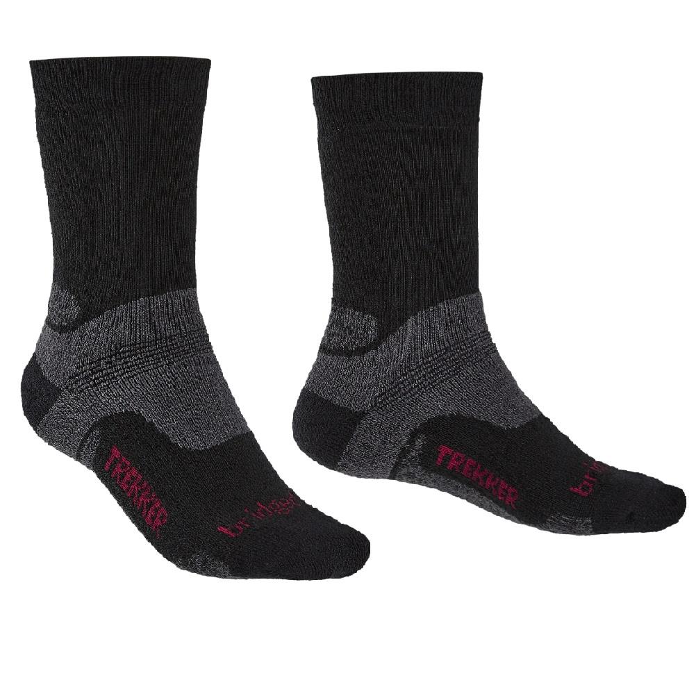 Bridgedale Men's Hike Midweight Merino Performance Boot Socks (Black)