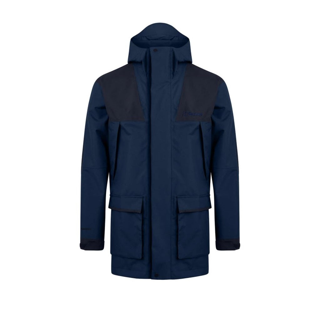 Berghaus Men's Breccan WP Parka Shell Jacket (Dark Blue)