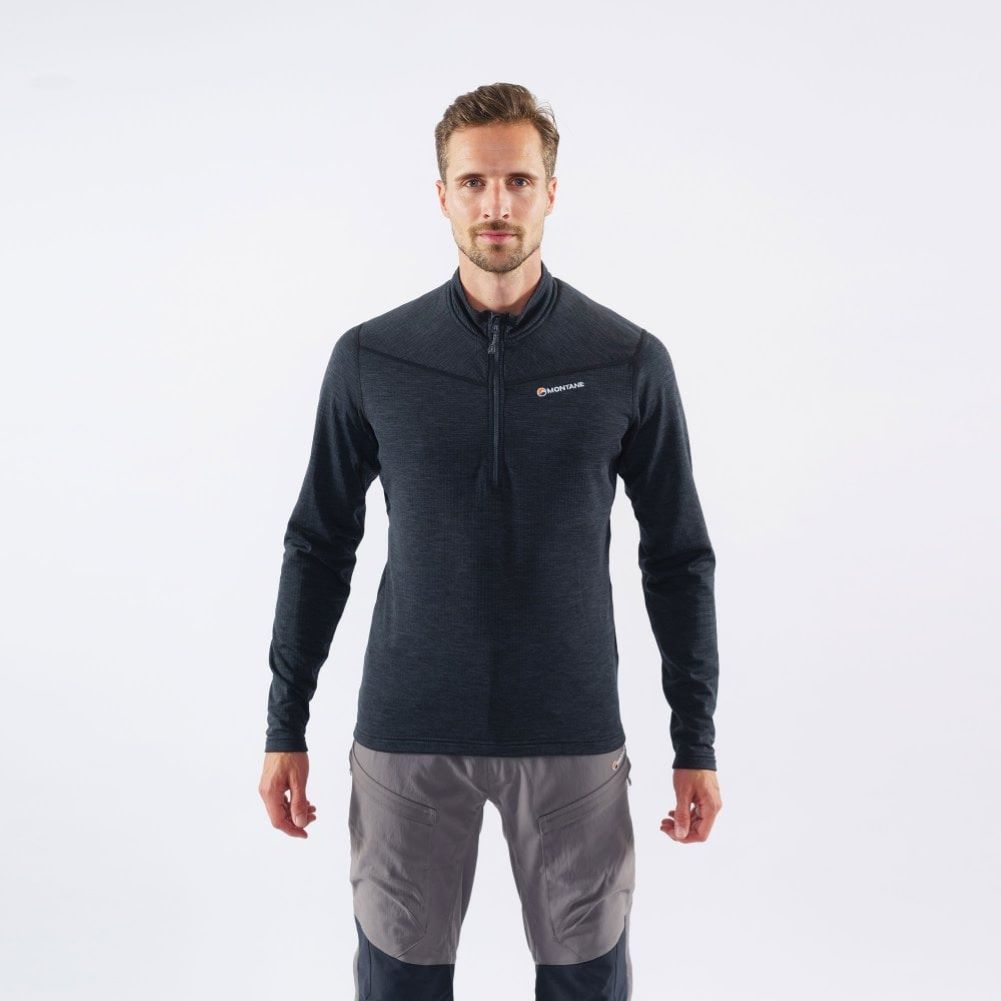 Montane Protium Fleece Pull-On  (Charcoal)