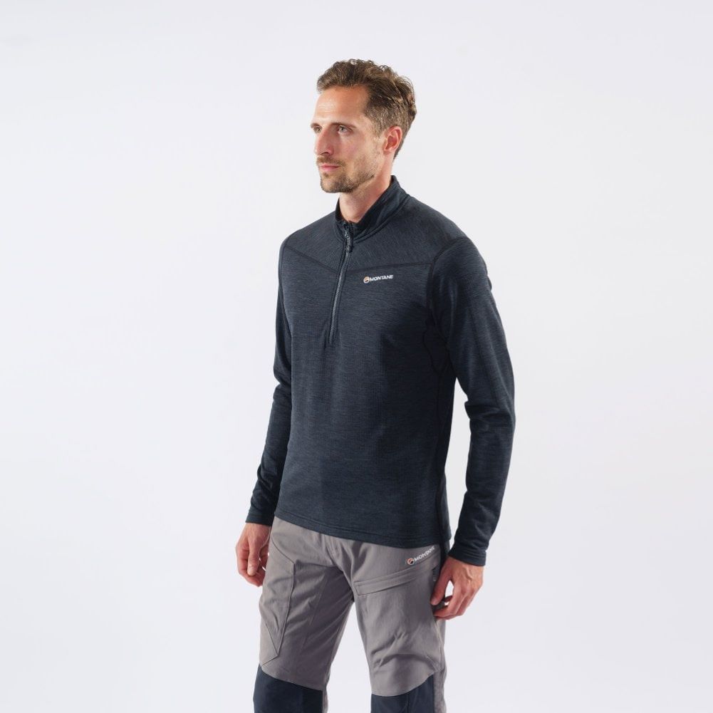 Montane Protium Fleece Pull-On  (Charcoal)