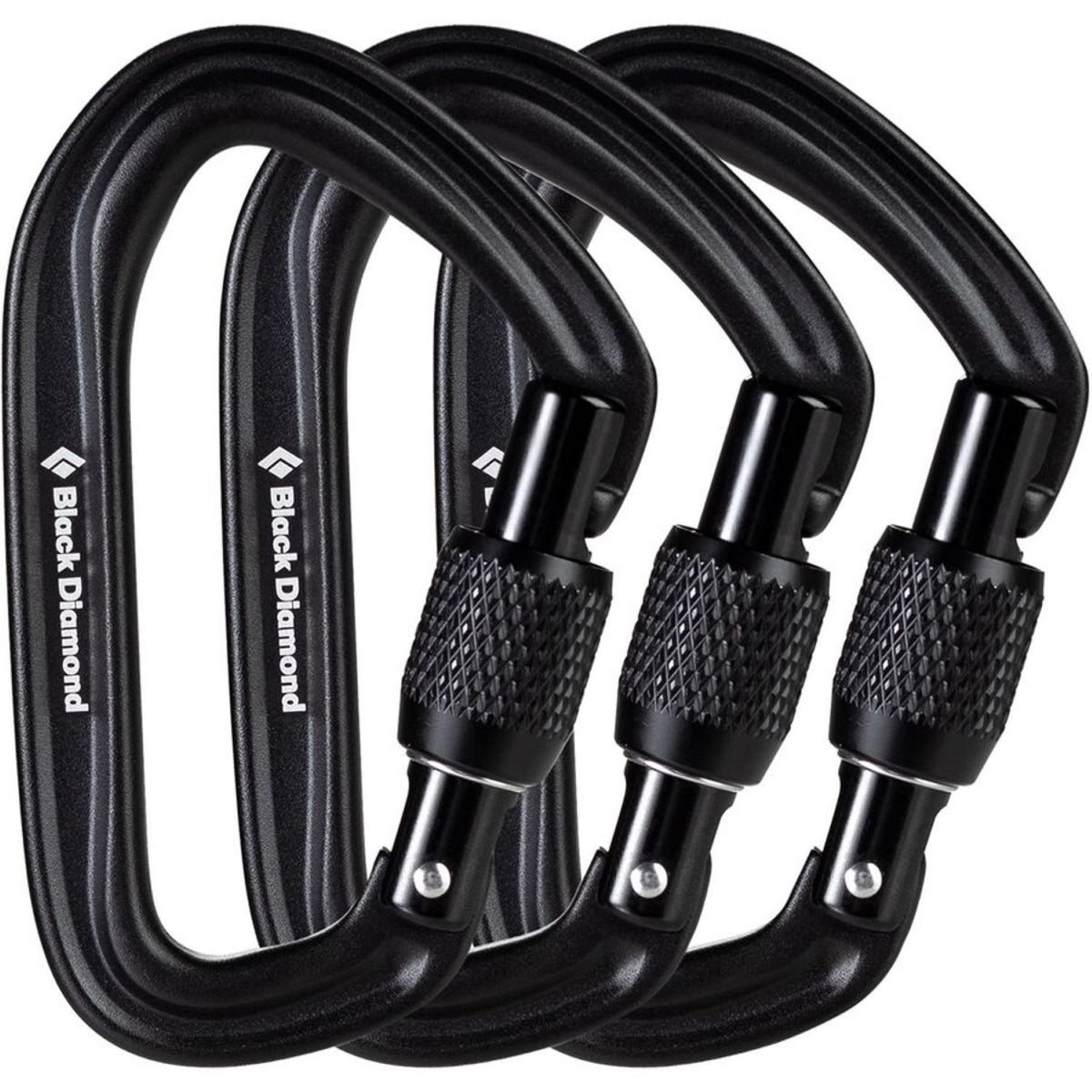 Black Diamond Hotforge Screwgate Carabiner - 3 Pack – Summits Outdoor