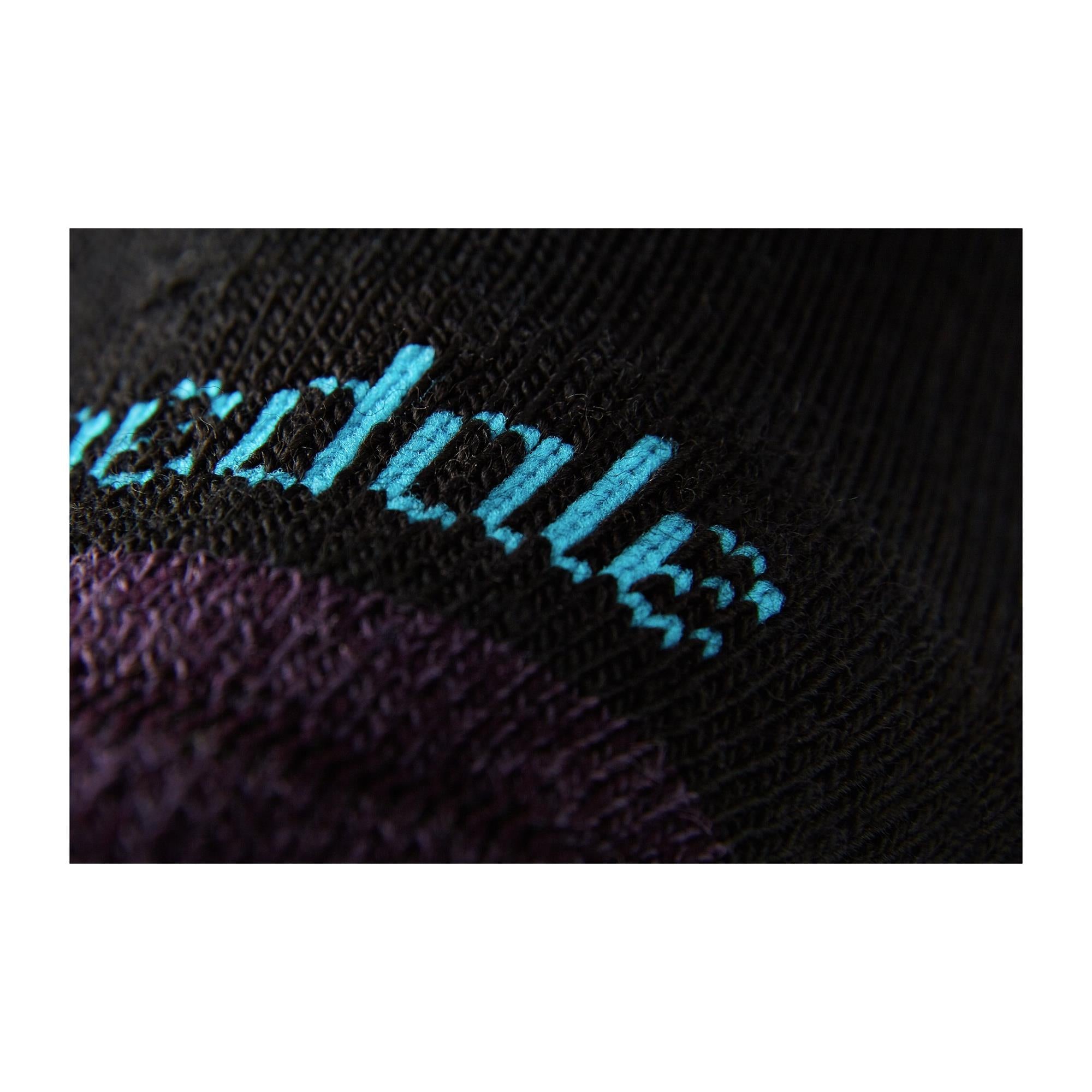 Bridgedale Women's Hike Lightweight Merino Performance Boot Socks - Black-Purple
