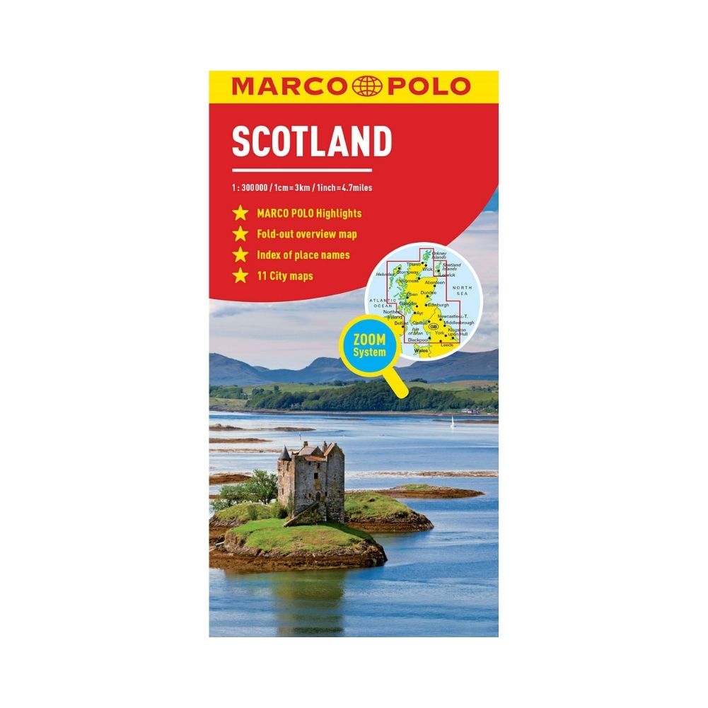 Scotland Marco Polo Road Map