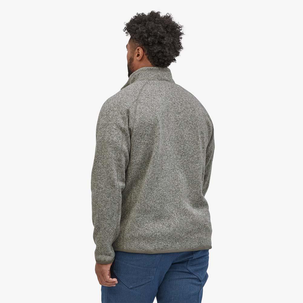 Patagonia Men’s Better Sweater 1/4-Zip Fleece (Nickel w/Forge Grey)
