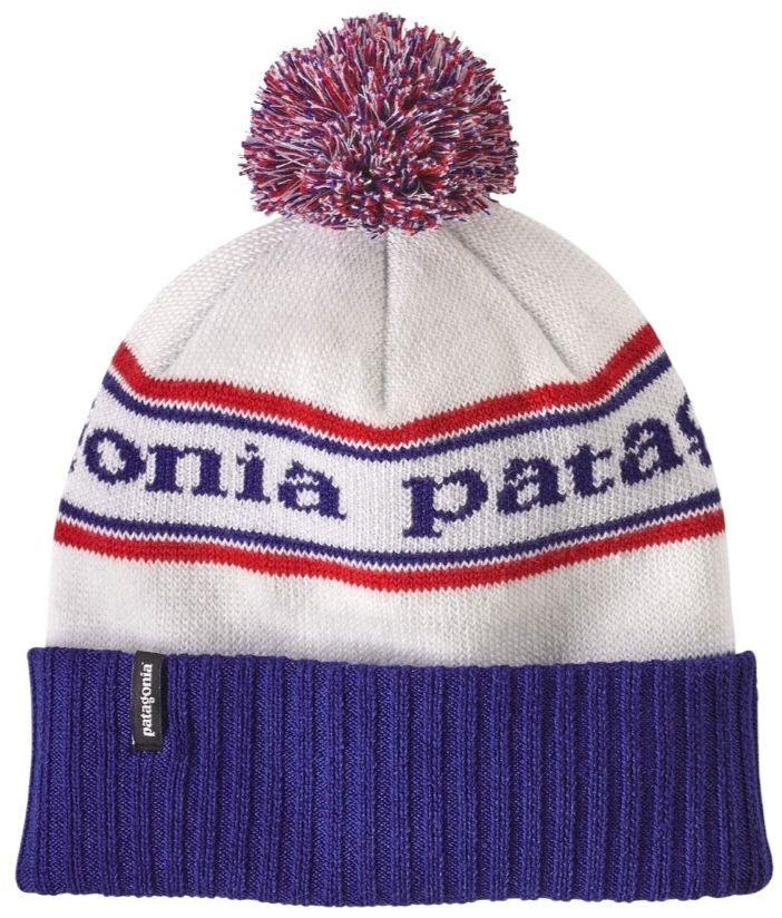 Patagonia Powder Town Beanie (Park Stripe/Viking Blue)