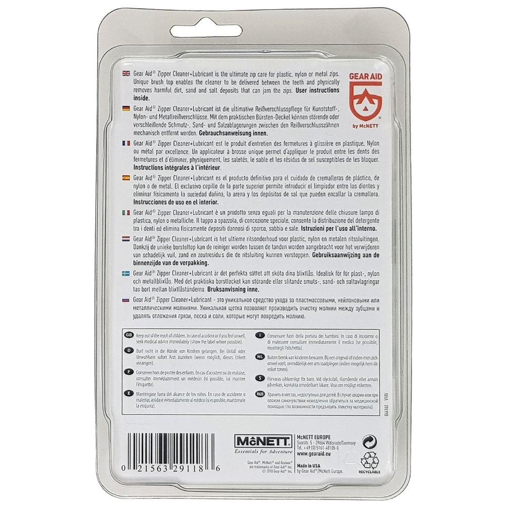 Gear Aid (By McNett) Zip Cleaner and Lubricant (60ml) back