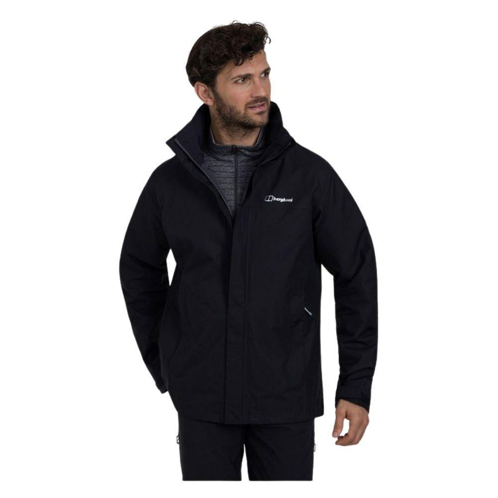 Berghaus Men's RG Alpha 2.0 Gemni 3IN1 Waterproof Jacket (Black)