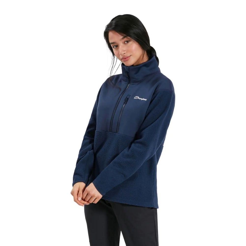 Berghaus Women&#39;s Fadley Half Zip Fleece (Blue)