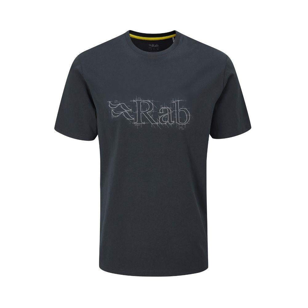Rab Men's Stance Sketch Organic Cotton Tee (Beluga)