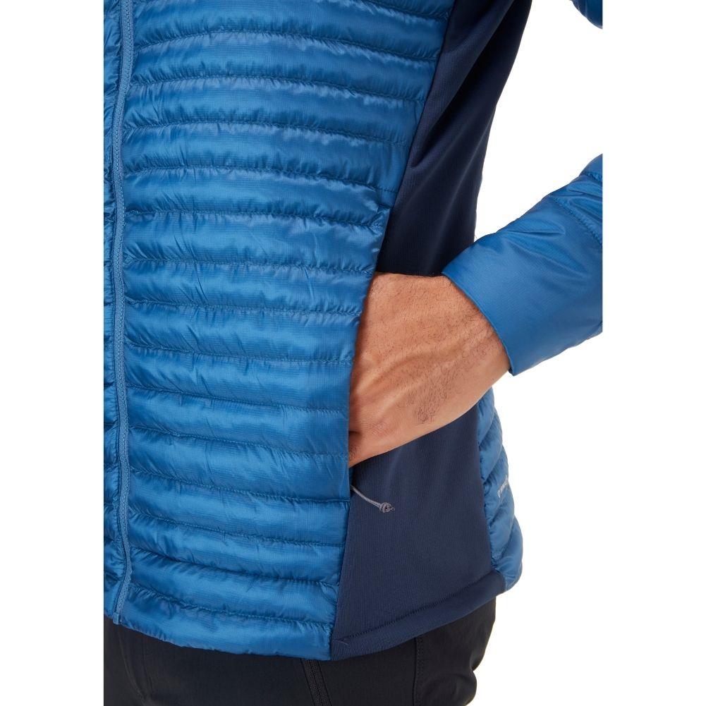 Rab Men&#39;s Cirrus Flex 2.0 Insulated Hoody Synthetic Jacket (Denim)