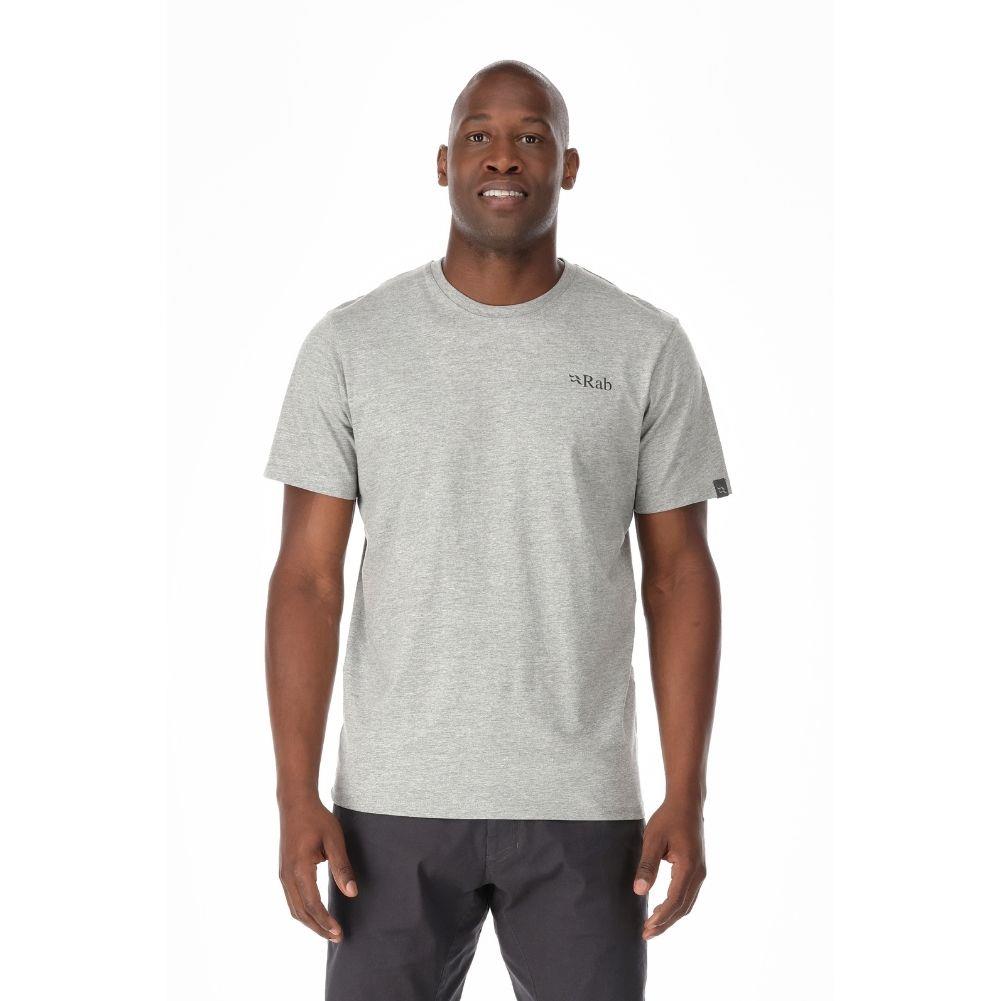 Rab Men's Stance Mountain Peak Tee (Grey Marl)