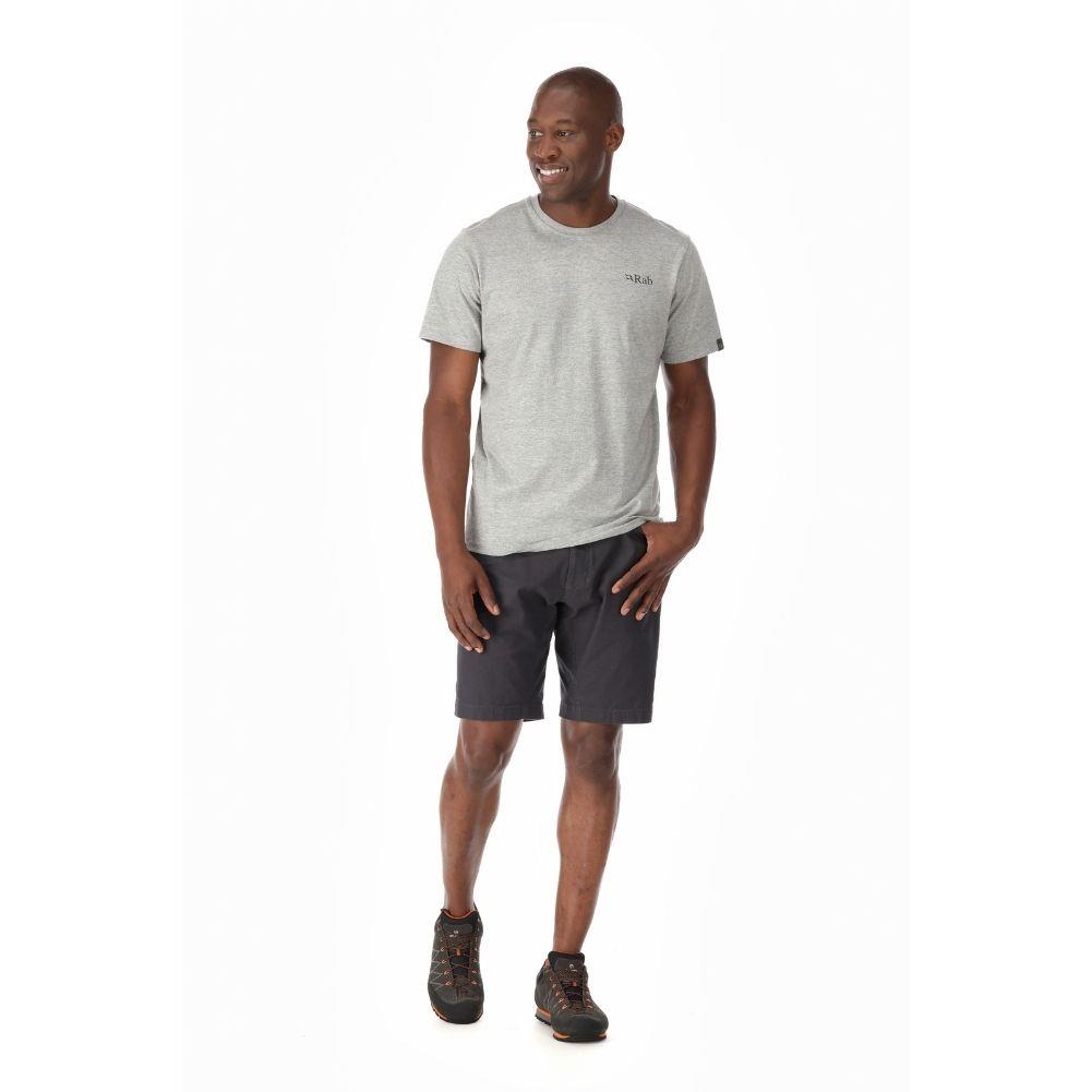 Rab Men's Stance Mountain Peak Tee (Grey Marl)