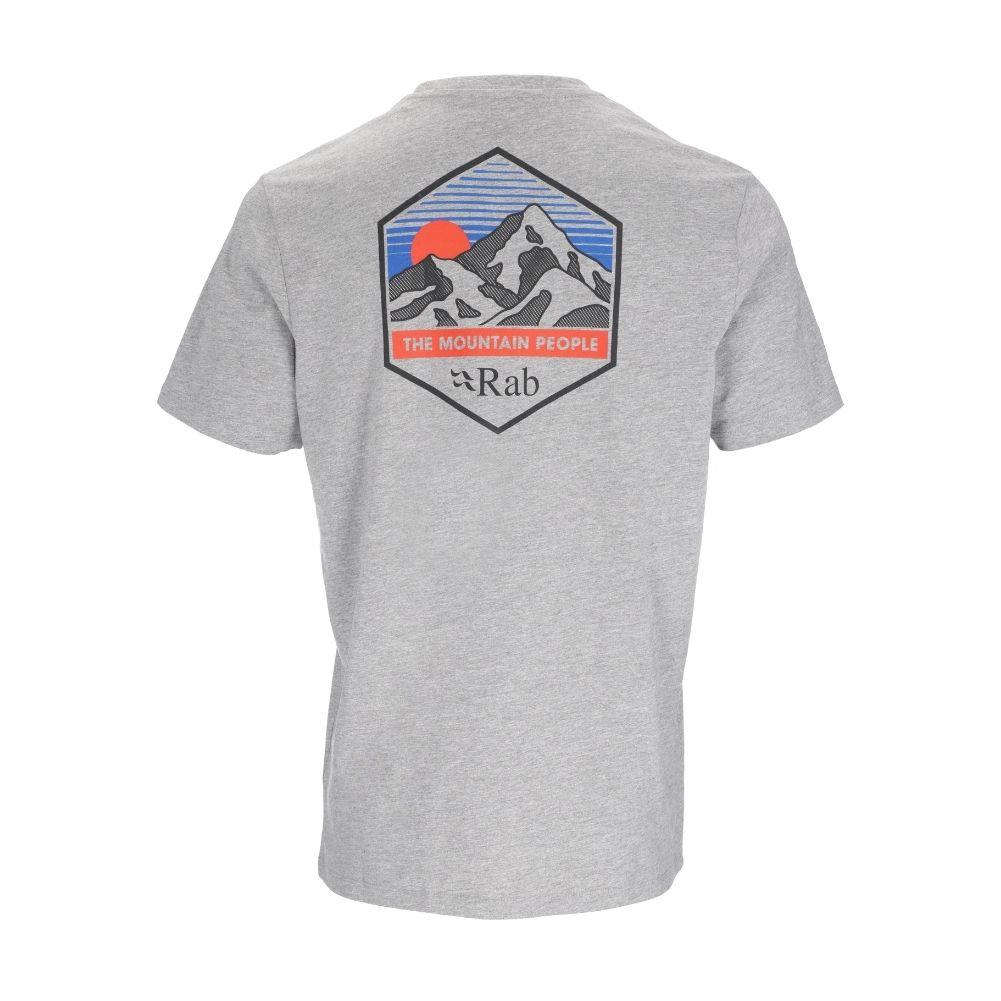 Rab Men's Stance Mountain Peak Tee (Grey Marl)