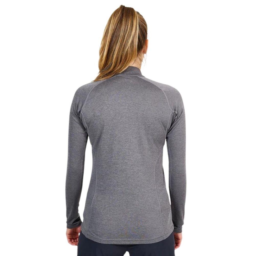 Montane Women's Dart Zip Neck LS Base Layer Top (Nordic Grey)