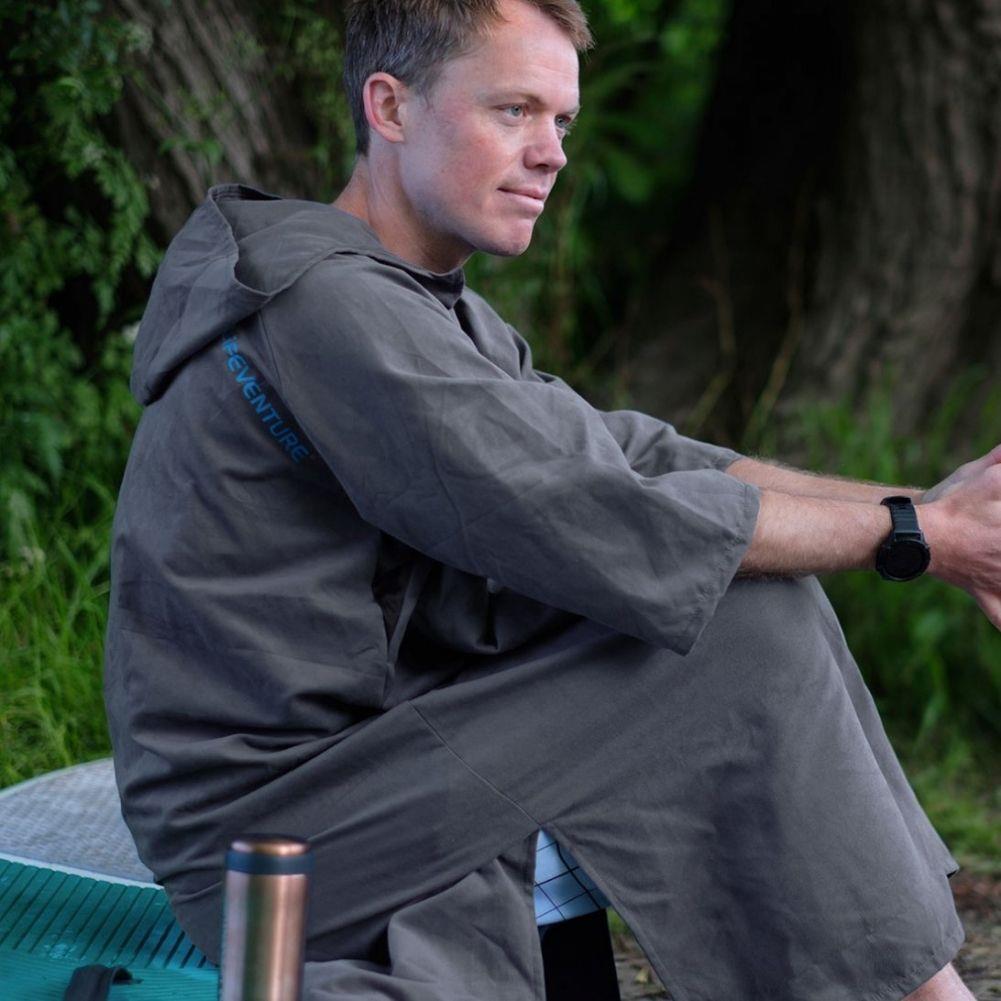 Lifeventure Lightweight Compact Changing Robe (Grey)