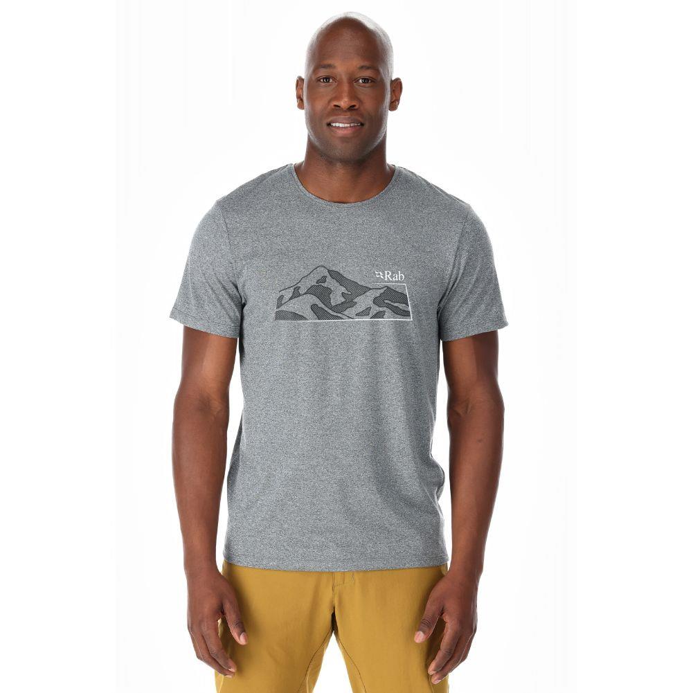 Rab Men's Mantle Mountain Tee (Beluga) model