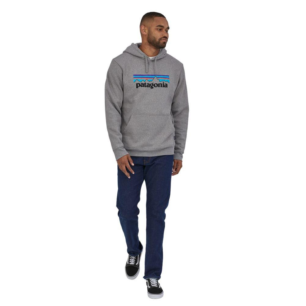 Patagonia P-6 Logo Uprisal Hoody (Gravel Heather) Front