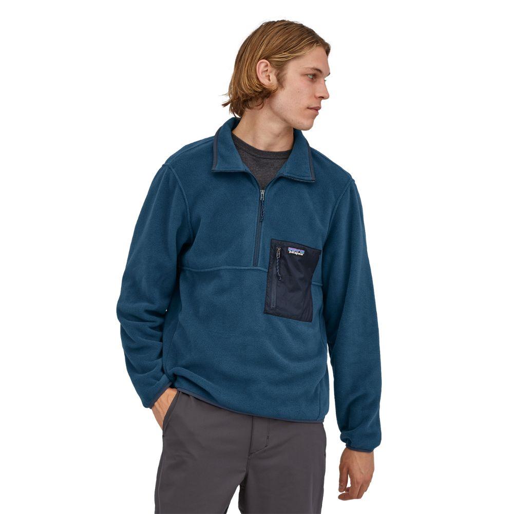 Patagonia Men's Microdini 1/2-Zip Fleece Pullover (Tidepool) - Front