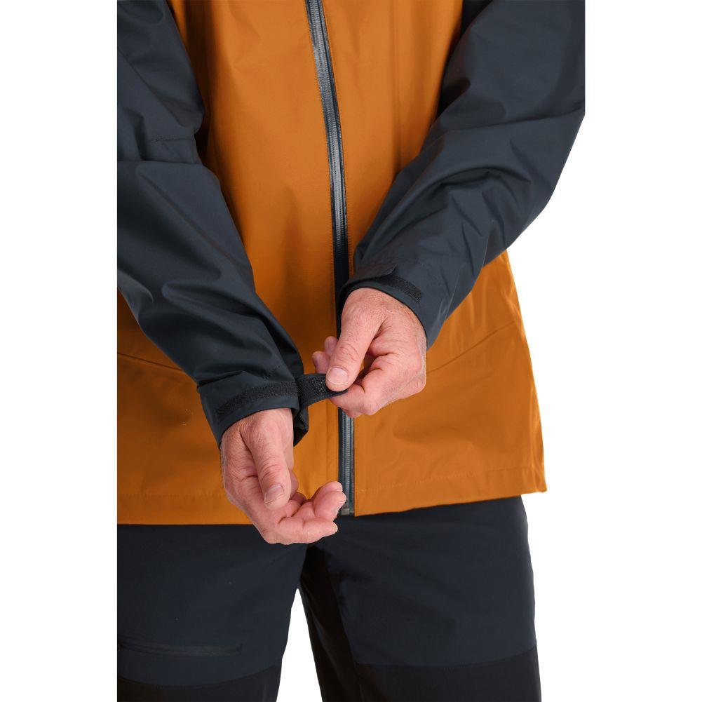 Rab Men&#39;s Arc Eco Waterproof Jacket (Beluga/Marmalade)