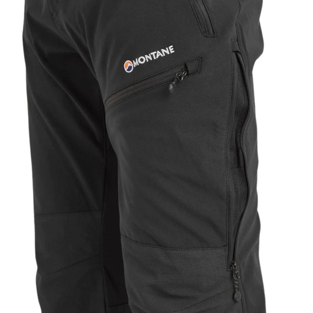 Montane Men&#39;s Terra Mission Hiking Pants - Regular (Black)