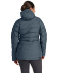 Rab Women's Valiance Down Jacket (Orion Blue) model back