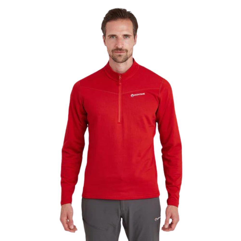 Montane Protium Fleece Pull-On Jacket (Adrenaline Red)
