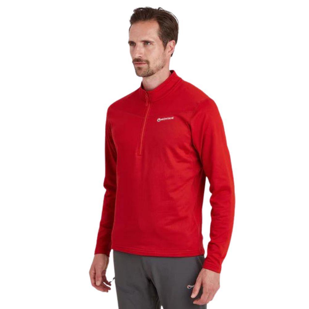 Montane Protium Fleece Pull-On Jacket (Adrenaline Red)

