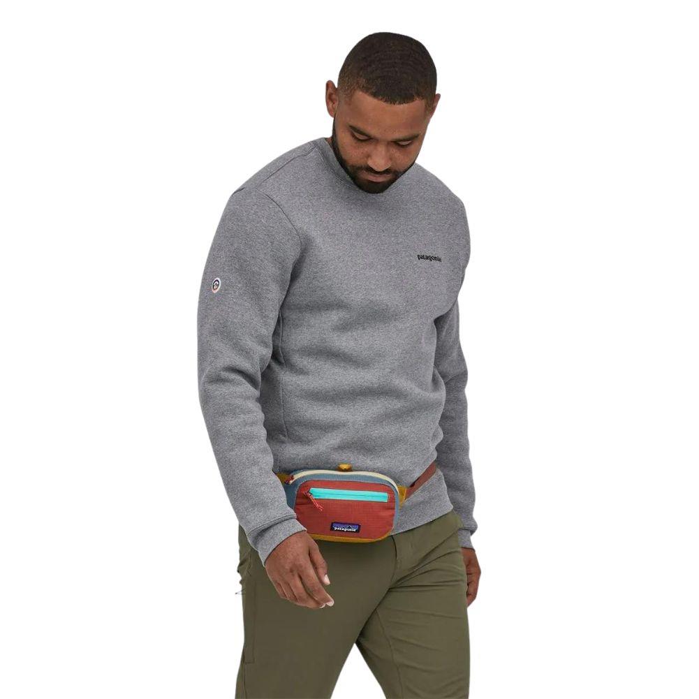 Patagonia Ultralight Black Hole® Mini Hip Pack 1L (Patchwork/Cabin Gold)