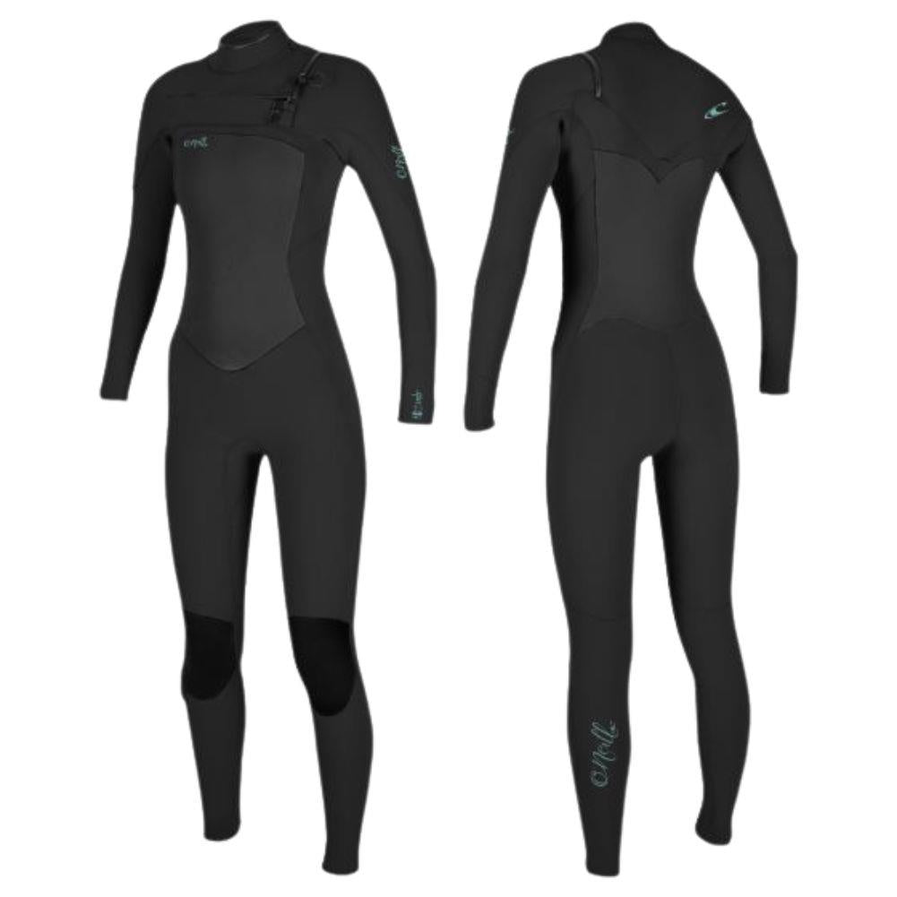 O'Neill Women's Epic 5/4 Chest Full Zip (Black)