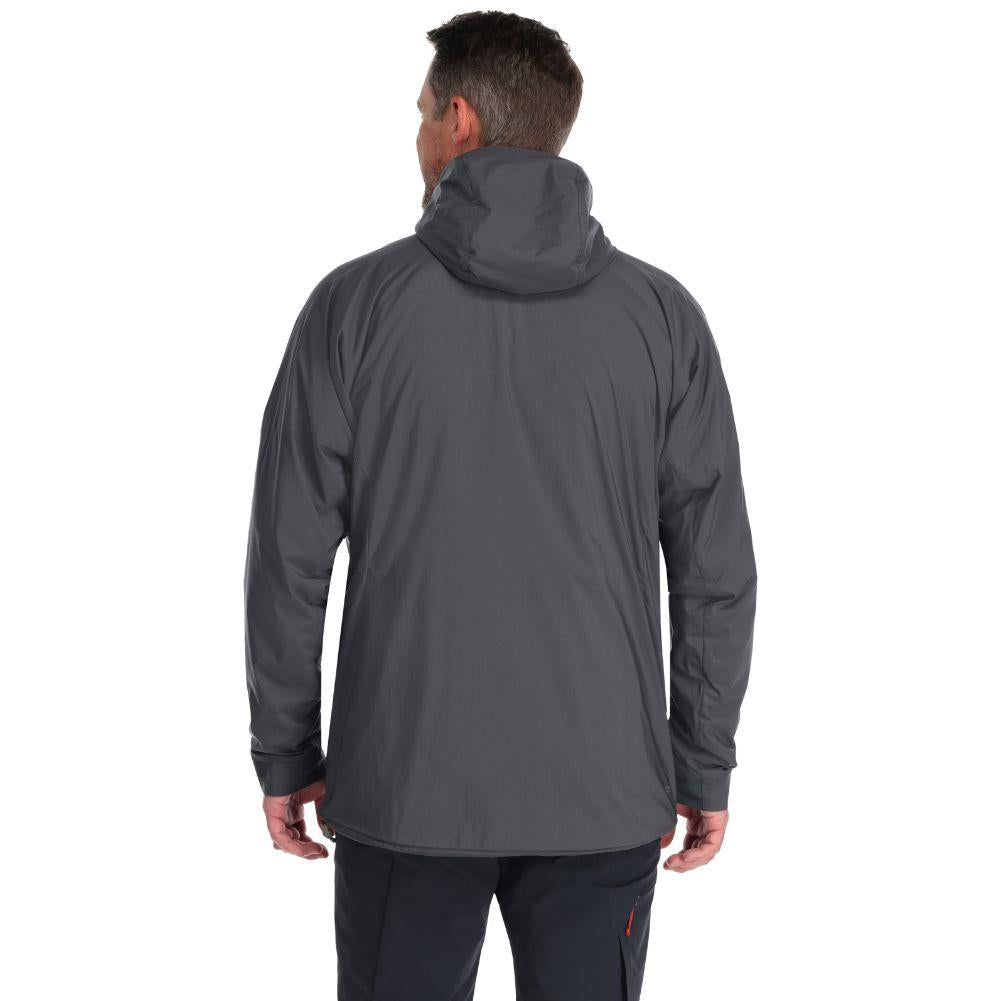 Rab Men’s Vapour-Rise Summit Jacket (Graphene/Marmalade)