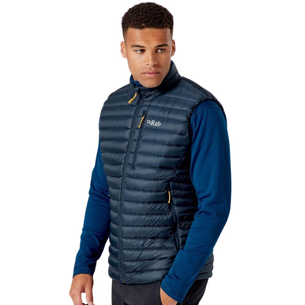 Rab Men&#39;s Microlight Down Vest (Beluga)