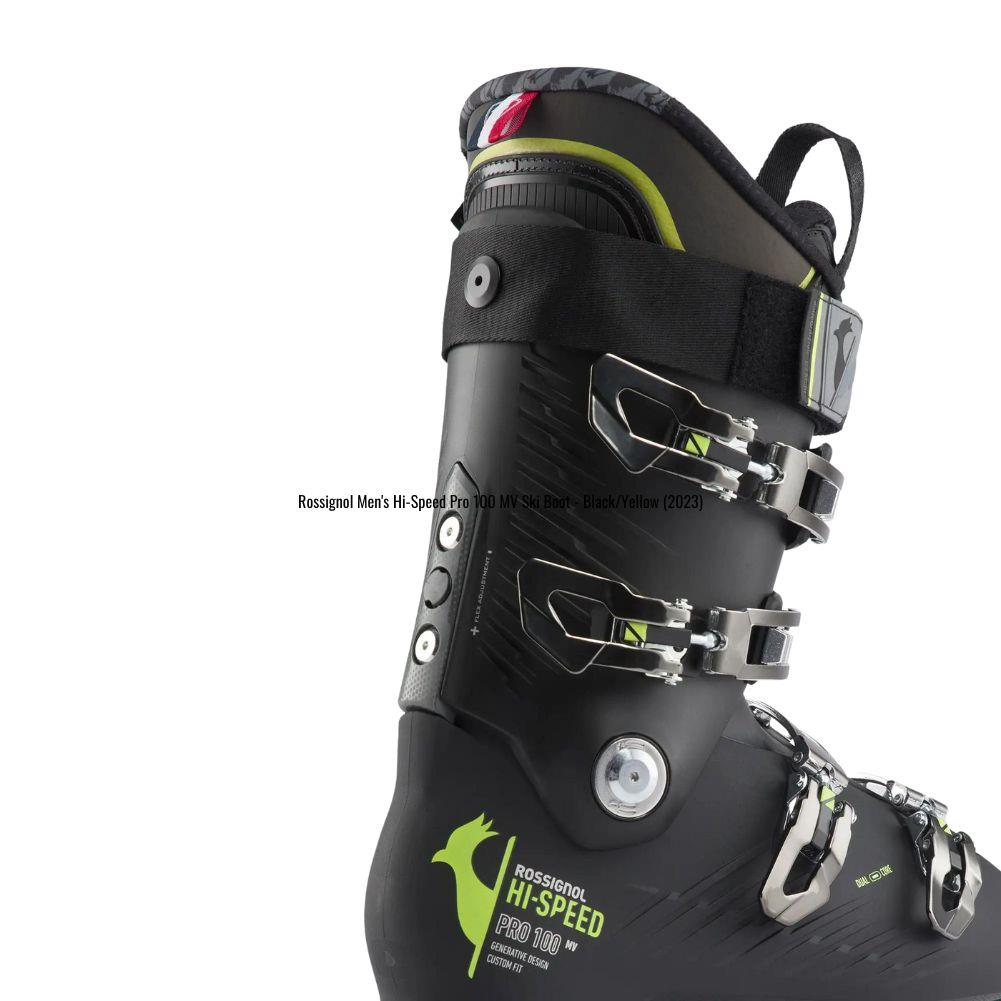 Rossignol Hi-Speed Pro 100 MV Ski Boot - Black/Yellow (2023)