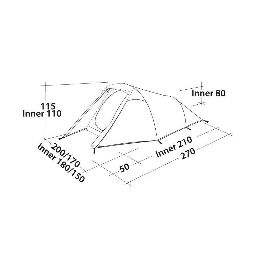 Easy Camp Energy 300 Tent - Sizes