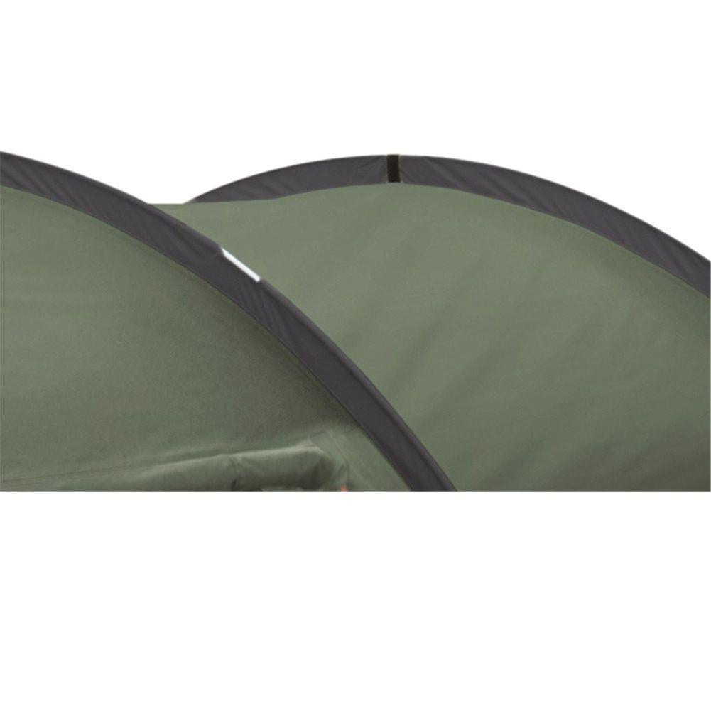 Easy Camp Galaxy 400 Tent - 4 Man Tunnel Tent 2023 (Rustic Green) Top