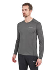 Montane Men's Dart Lite Long Sleeve T-Shirt (Slate)