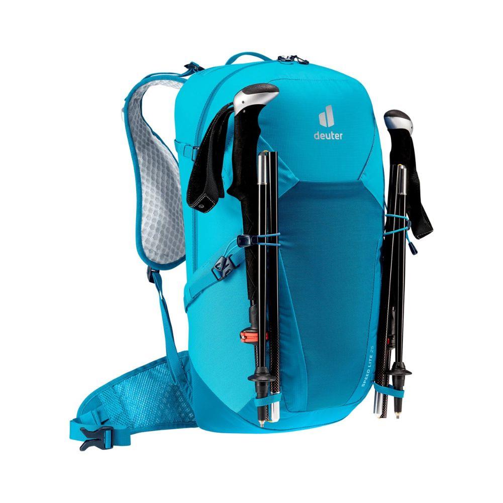 Deuter SpeedLite 25L  walking poles