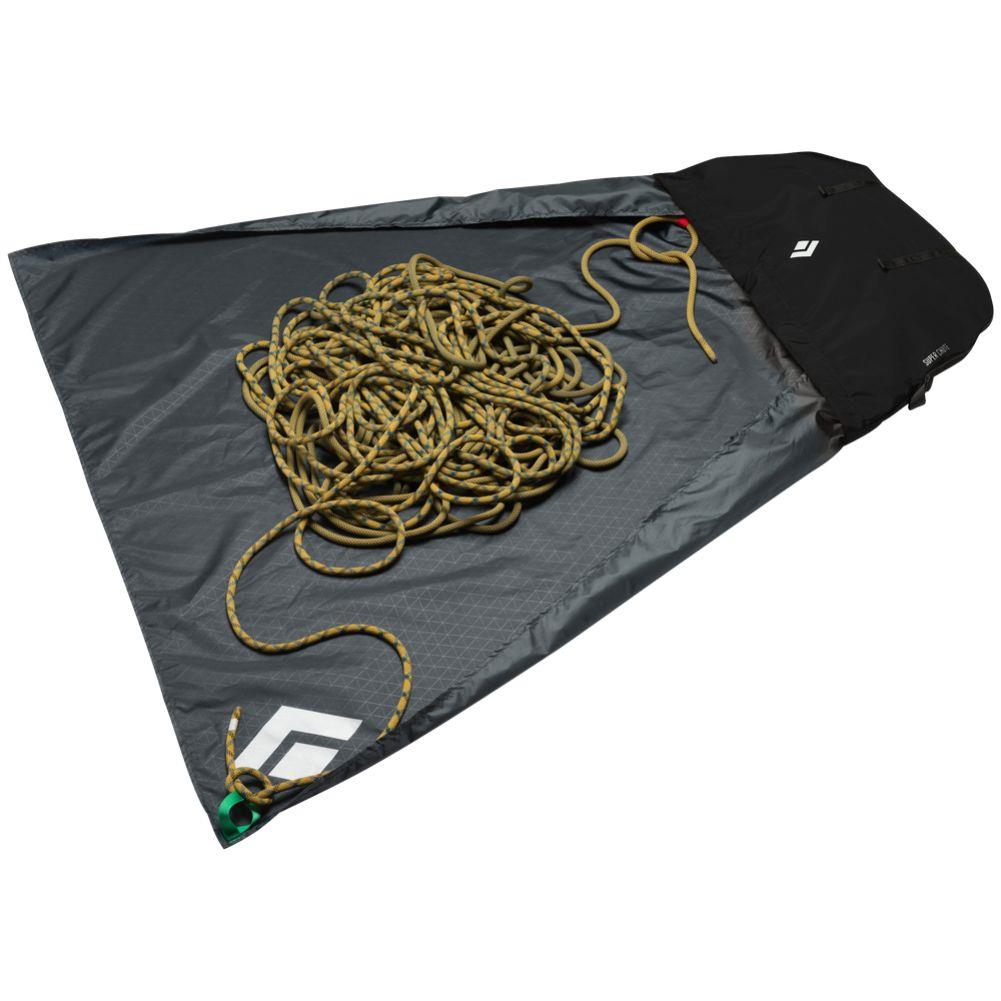 Black Diamond Super Chute Rope Bag flat out