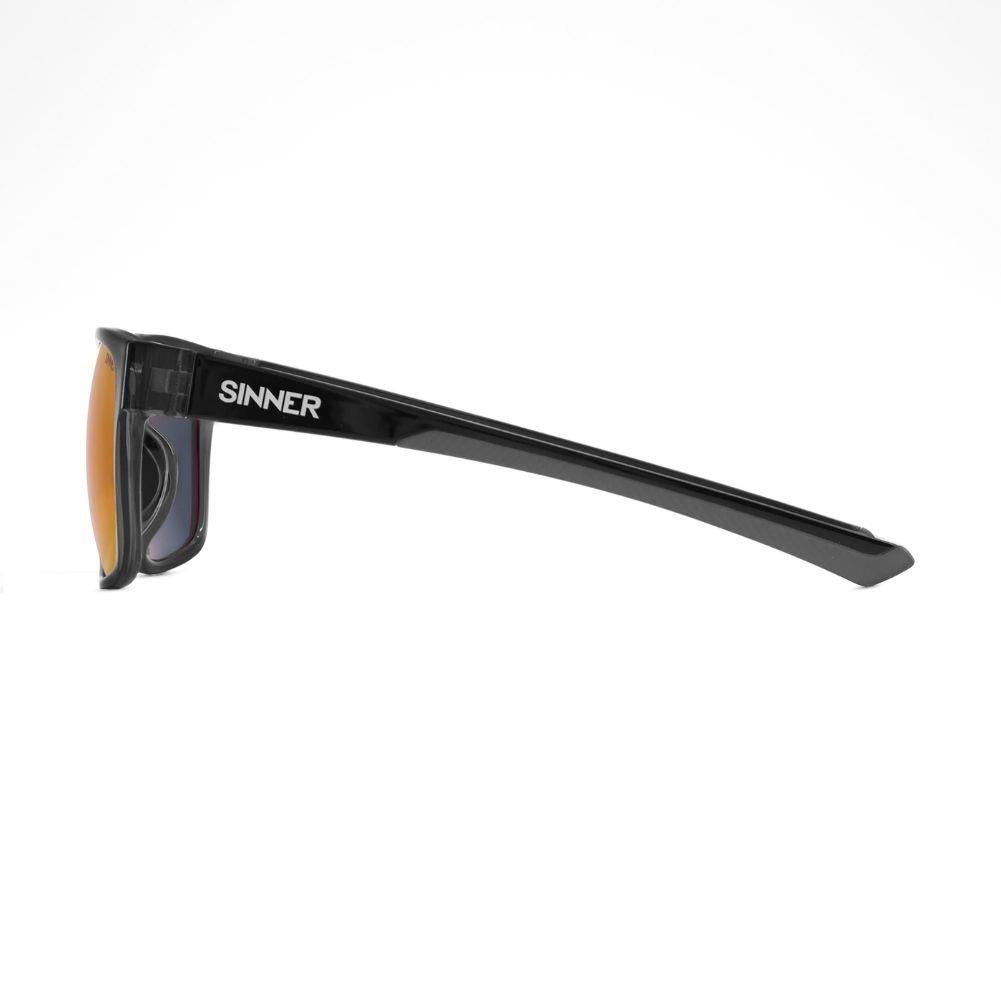 Sinner Spike Sunglasses – Red Sintec Lens left side